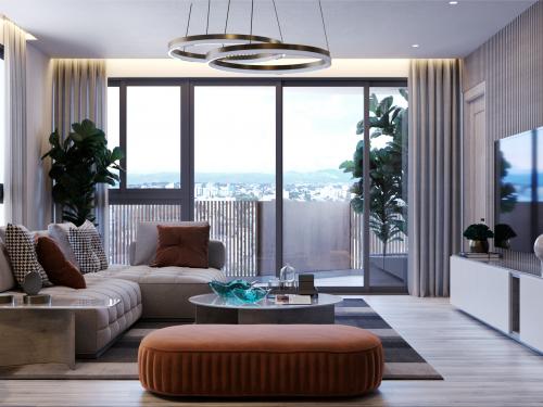 VIA Suites living room