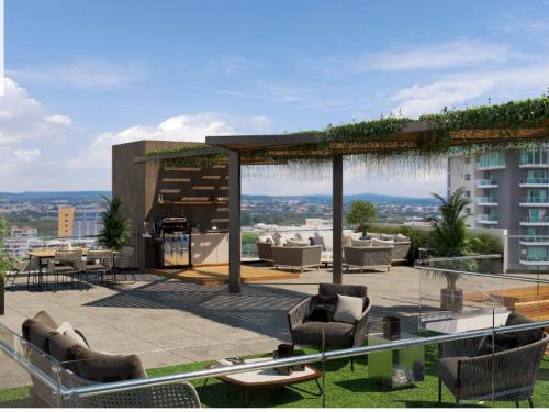 VIA Suites rooftop BBQ